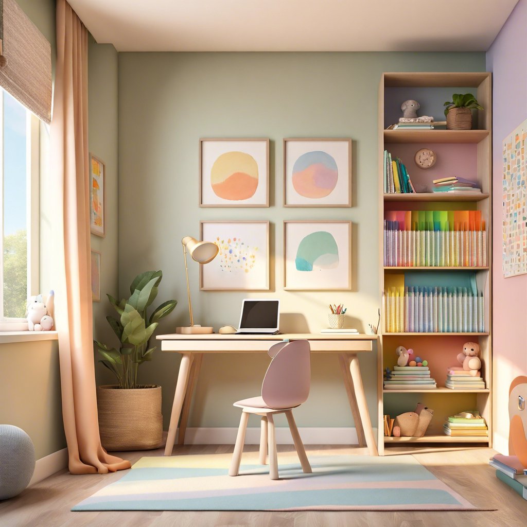 Creating a Minimalist Study Space: Focused Learning Environments for Kids