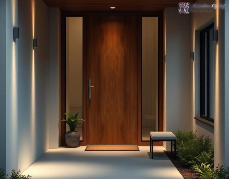 Welcoming Yet Uncluttered: Minimal Home Entrance Design