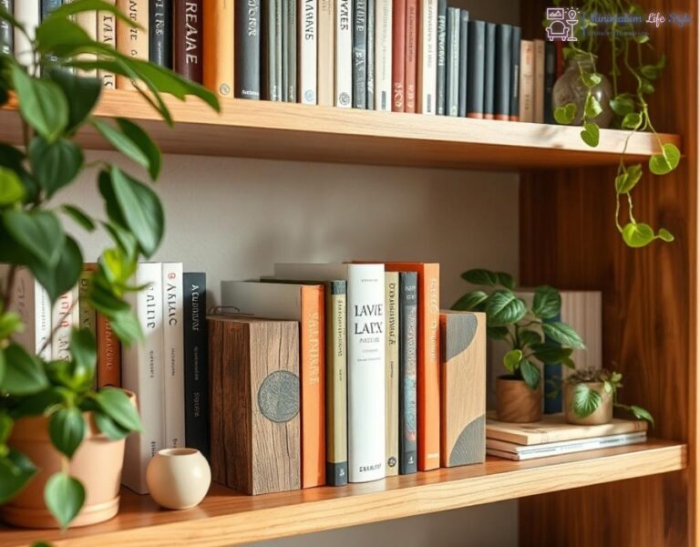 Eco-Minimalist Guide to Sustainable Bookend Use: Upcycled Library Organization